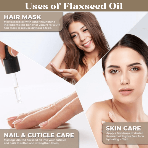 Vedahillz Cold Pressed Flaxseed Oil Sourced from Premium Natural Seeds